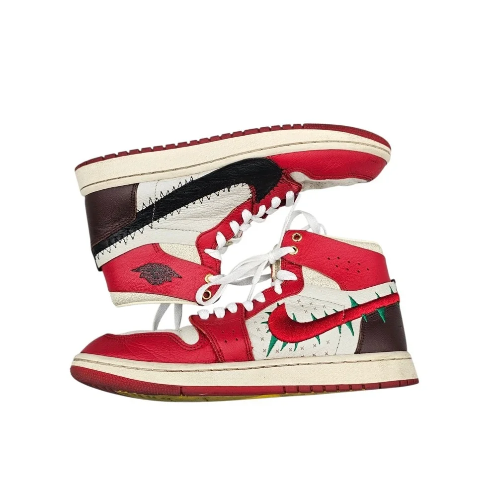 Women's Sz 9 Teyana Taylor x Air Jordan 1 Zoom Comfort 2 High A Rose From Harlem